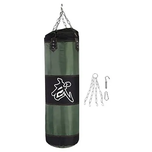 Produktbild: Fitness-Sandsäcke, Boxsack Zum Aufhängen, Boxsack, Sport-Trainingsgeräte für Kickboxen, Muay Thai, Heim-Fitnessgeräte (3,3 Fuß)
