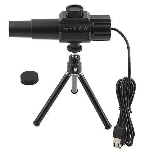 Produktbild: Sunicon Smart Digital Telescope, USB Digital Telescope 2MP 70X Zoom Smart Motion Detection mit Stativ für Open-Air-Konzerte und Sportspiele