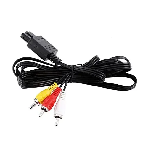 Produktbild: Sunisfa AV-Composite-Kabel für N64, Kompatibilität für 64, Composite-Video-, 1,8 M Langes Kabel, Anzeige auf Dem TV-