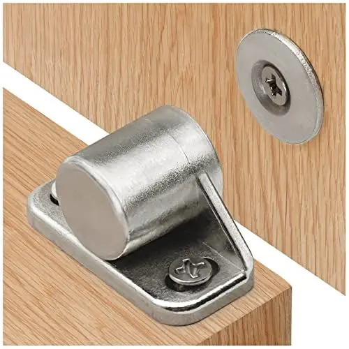 Produktbild: Sunivaca Magnetschnäpper, 8 Stück Tür Magnet Schranktür, Starke Türmagnetverschlüsse, Silber Schrank Magnete für Schranktüren Türmagnete für Möbelmagnet Magnet Türschließer Magnetverschluss Schrank