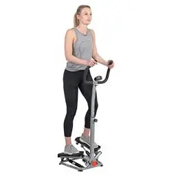 Produktbild: Sunny Health & Fitness Smart Twist Stair Stepper mit Lenker, Mini Stepper für Bewegung Low-Impact, platzsparend - SF-S020027