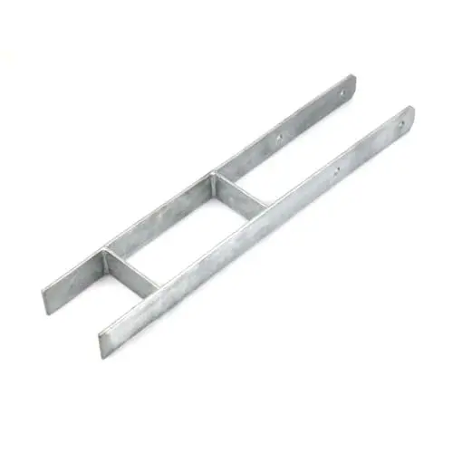 Produktbild: SunnyDeals H-Pfostenanker feuerverzinkt als Pfostenträger| H-Anker 101 x 600 mm |schwerer Betonanker für 10 x 10 cm Pfosten | haltbare Einschlaghülse
