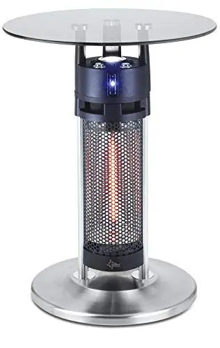 Produktbild: SUNTEC Bistrotisch-Heizstrahler Heat Patio 1200 glass table 65 cm (Ideal für Outdoor-Bereiche, Infrarotwärmestrahlung mit hocheffizienten Carbonfasern, Bewegungssensor, max. 1200 W)