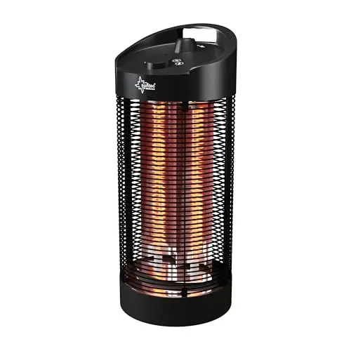 Produktbild: SUNTEC Carbonheizstrahler Heat Ray Carbon Tower 1200 OSC (Bis 41 m³ (~17 m²), Infrarotwärmestrahlung, Oszillation, 1200 W)