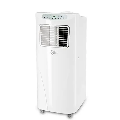Produktbild: SUNTEC Mobiles lokales Klimagerät Fresh 9.000 Eco R290 | Klimaanlage für Räume bis 34 qm | Abluftschlauch | Kühler und Entfeuchter mit ökologischem Kühlmittel | 9.000 BTU/h | Für Wohnung und Büro