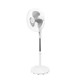 Produktbild: SUNTEC Ventilator Leise | Stand Standventilator CoolBreeze 4000 | Leise 40 cm Durchmesser, 50 Watt | Fan Windmaschine Weiss | für Bett, Schlafzimmer, Büro, Wohnung, Terrasse