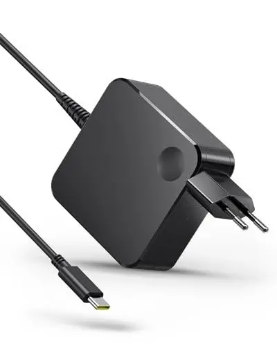 Produktbild: Sunydeal 65W USB C Netzteil Ladegerät Lenovo Laptop Ladekabel USB C Ladegerät für Lenovo Thinkpad X1 Yoga Thinkbook USB C Laptop Ladegerät Netzteil
