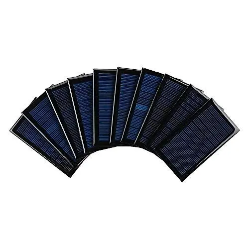 Produktbild: SUNYIMA 10 Stück (6V 50mA 45x80mm) Mini Solarmodule für Solarenergie Mini Solarzellen DIY Elektrisches Spielzeug Materialien Photovoltaikzellen Solar DIY System Kits ohne Kupferdraht