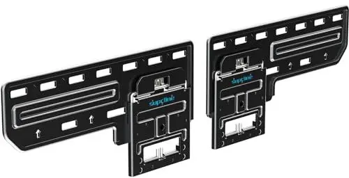 Produktbild: Supcline Ultra Slim TV Wandhalterung für 42 bis 100 Zoll Frame TV-Rahmen & Flach Fernseher, nur 0,8cm Flachprofil TV Halterung, hält bis zu 80kg, passt in jedes Interieur