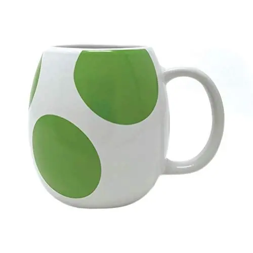 Produktbild: Super Mario Yoshi's Ei 3D Tasse in Geschenkbox - 325ml Keramiktasse - Offizielles Nintendo Lizenzprodukt, Weiß