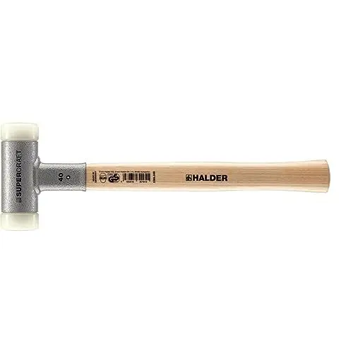 Produktbild: Supercraft Schonhammer, mit schwingungsdämpfendem, ergonomisch geformtem und lackiertem Hickorystiel | D=40 mm | 3366.040