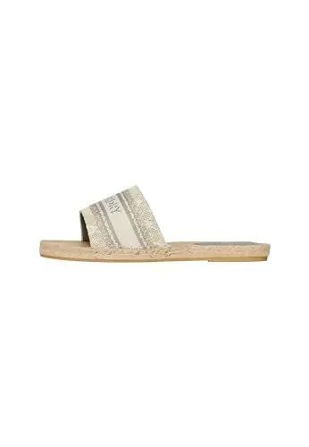 Produktbild: Superdry Damen Canvas-Sandalen mit Espadrilles-Overlay Mond Felsgrau 38
