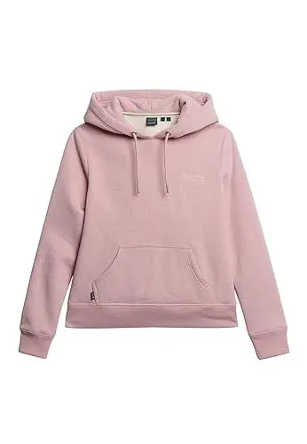 Produktbild: Superdry Damen Essential Logo Hoodie Sweatshirt, Rosa (La Soft Pink Marl), 36