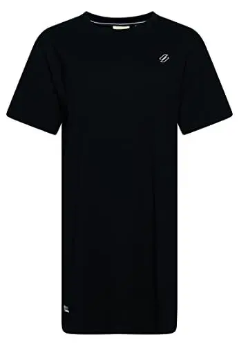 Produktbild: Superdry Damen Essential T-Shirt-Kleid Schwarz 34