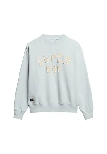 Produktbild: Superdry Damen Lockeres Athletic Sweatshirt mit Applikation Meersalzblau 34