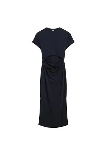 Produktbild: Superdry Damen Midi-T-Shirt Kleid, Eklipse Navy, 34