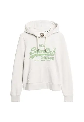 Produktbild: Superdry Damen Neon Vl Graphic Hoodie Sweatshirt, Ice Marl, 34