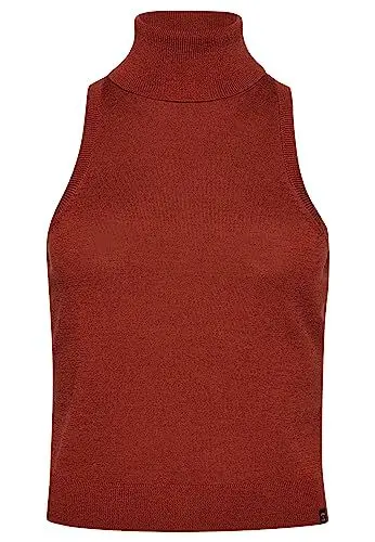 Produktbild: Superdry Damen Studios Merino Rollkragenpullover Verbranntes Henna Meliert 44