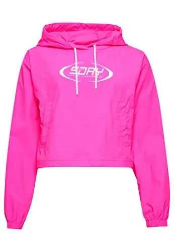 Produktbild: Superdry Damen Verstaubare Kurzjacke in Neonfarben Neonpink 38