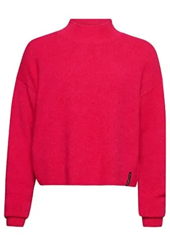 Produktbild: Superdry Damen Puente de Cuello Redondo para Mujer Polo-Pullover, Rosa,