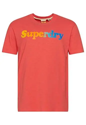 Produktbild: Superdry Herren Bedrucktes T-Shirt, Cayenne, S