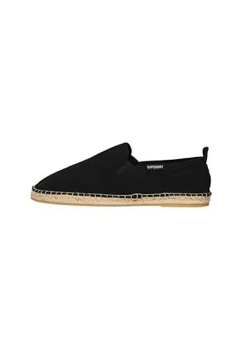 Produktbild: Superdry Herren Canvas-Espadrilles Schwarz 45