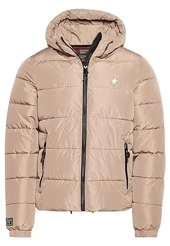Produktbild: Superdry Herren Chaqueta Acolchada Jacke, Fossil Brown, XL