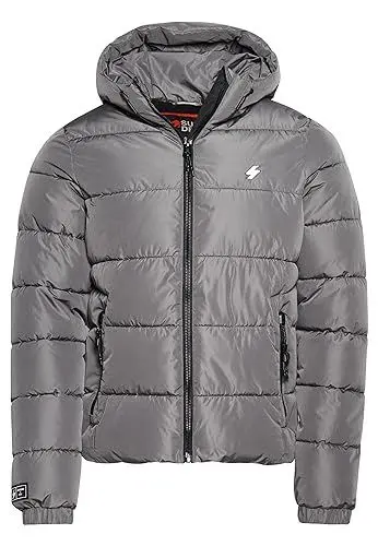 Produktbild: Superdry Herren Chaqueta Acolchada Jacke, Grau (Dark Slate Grey), XXL