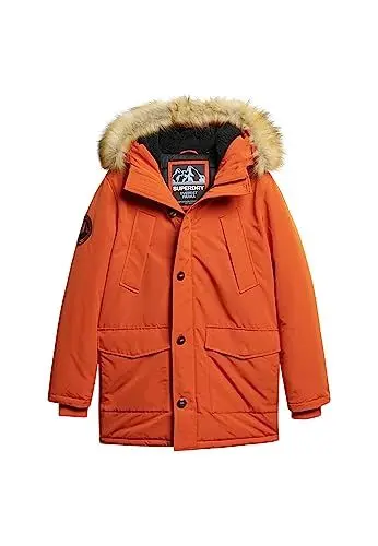 Produktbild: Superdry Herren Chaqueta Parka Jacke, Pureed Pumpkin Orange, Large