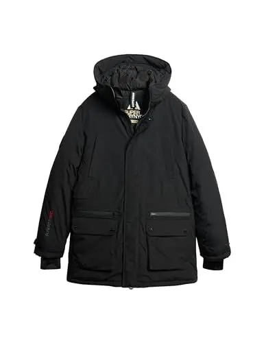 Produktbild: Superdry Herren Chaqueta Parka Jacke, schwarz, Small