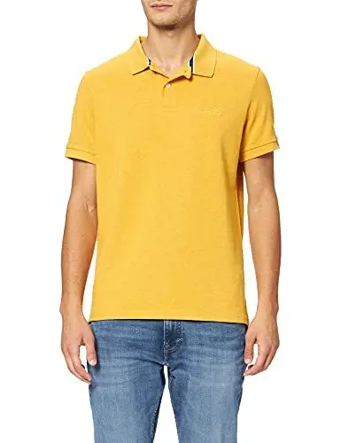 Produktbild: Superdry Herren Classic Pique S/S Polo Shirt, Turmeric Marl, XL