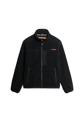 Produktbild: Superdry Herren Code Fleece Trekker Jacket Jacke, Schwarz, M