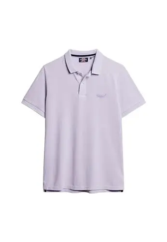 Produktbild: Superdry Herren Destroyed Polohemd Hell Lavendel Lila L