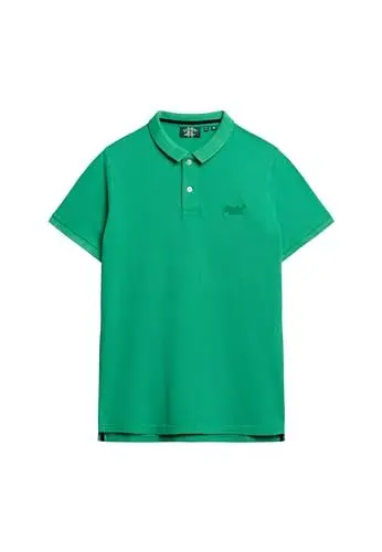 Produktbild: Superdry Herren Destroyed Polohemd Retro-Grün XXXL