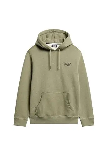 Produktbild: Superdry Herren Essential Hoodie mit Logo Martini Olivgrün Gesprenkelt L