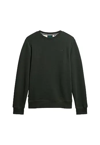 Produktbild: Superdry Herren Essential Logo Crew Sweatshirt, Dunkles Olivgrün, XL