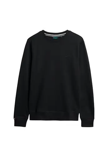 Produktbild: Superdry Herren Essential Logo Sweatshirt mit Rundhalsausschnitt Schwarz XXL