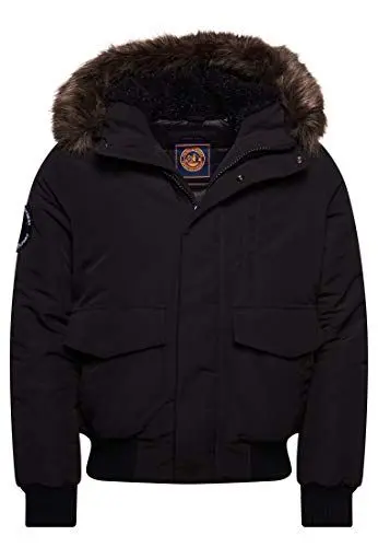 Produktbild: Superdry Herren Everest Bomber Parka, Black, XL