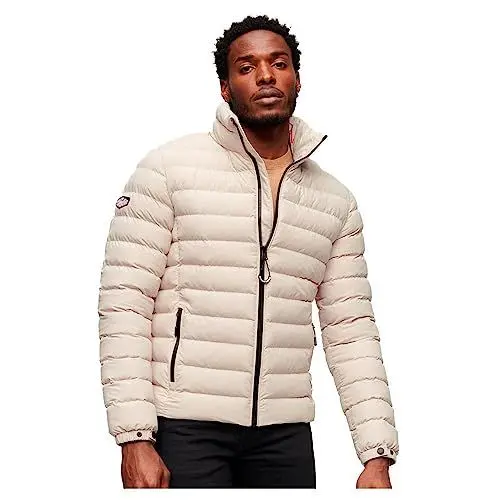 Produktbild: Superdry Herren Fuji Print Padded Jacket Anorak, grau (Chateau Grey), Large