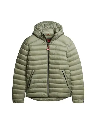 Produktbild: Superdry Herren Gesteppte Jacke, grün (Light Khaki Green), XL