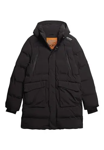 Produktbild: Superdry Herren Gesteppte Jacke, schwarz, XXL