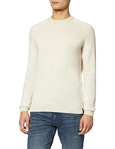 Produktbild: Superdry Herren Harlo Crew Pullover Sweater, Ecru Marl, XXL