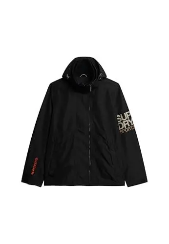 Produktbild: Superdry Herren Hooded Yachter Windbreaker JKT A2-Wind Family, schwarz, XXL