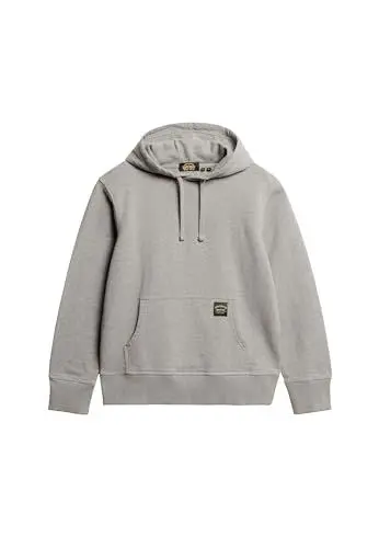Produktbild: Superdry Herren Hoodie mit lockerer Passform und Kontrastnaht Verwaschenes College Grau Meliert S