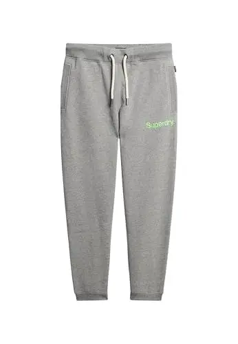 Produktbild: Superdry Herren Jogginghosen mit Bündchen Hose, Hellgrau, wahre Körnung, L