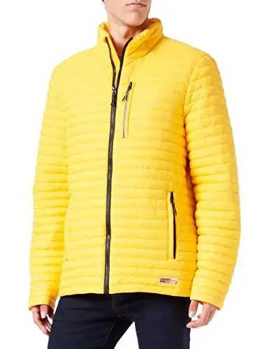 Produktbild: Superdry Herren Micro Quilt Thru Packaway Fuji Jacke, Gelb (Bright Yellow F01), Medium
