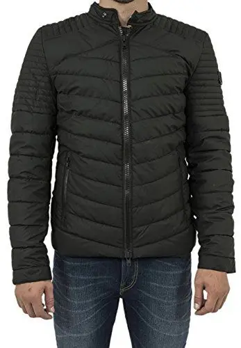 Produktbild: Superdry Herren Rain Racer Bikerjacke Schwarz XXXL