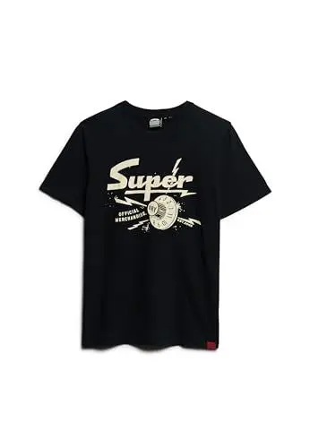 Produktbild: Superdry Herren Retro Rocker Graphic C1-Bedrucktes T-Shirt (M), Strick Und Sweatshirts, S