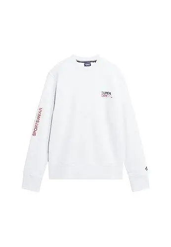 Produktbild: Superdry Herren Sportswear Logo Loose Crew Sweatshirt, Grau (Cadet Grey Marl), XXXL