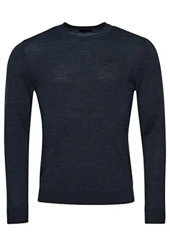 Produktbild: Superdry Herren Studios Merino Crew Polo-Pullover, Blau (Marina Real), Large
